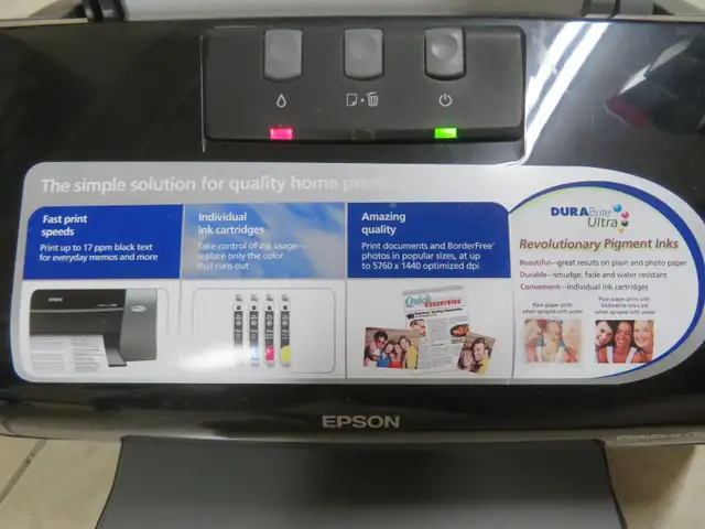 Epson Stylus C68 Inkjet Printer in Printers, Scanners & Fax in St. Catharines - Image 3