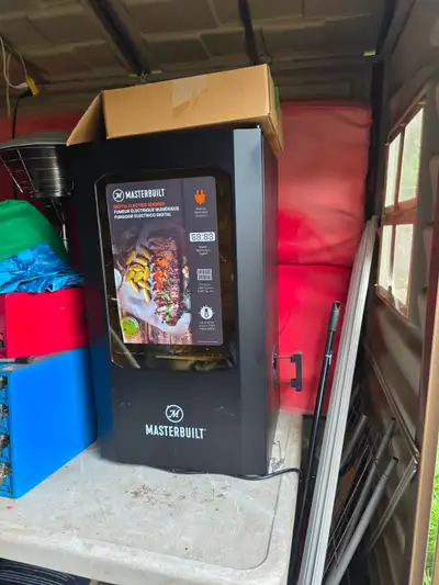 Opened and tested, never used. This Masterbuilt Digital Electric Smoker is in open box condition and...