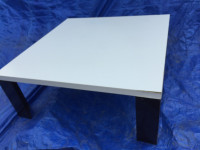 I deliver! Large White Solid Wood Table