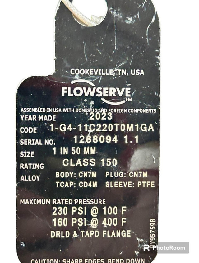 Durco G411 2-Way Plug Valve 1” 150psi CD4M  / A351 A744 CN7M in Other Business & Industrial in Barrie - Image 3