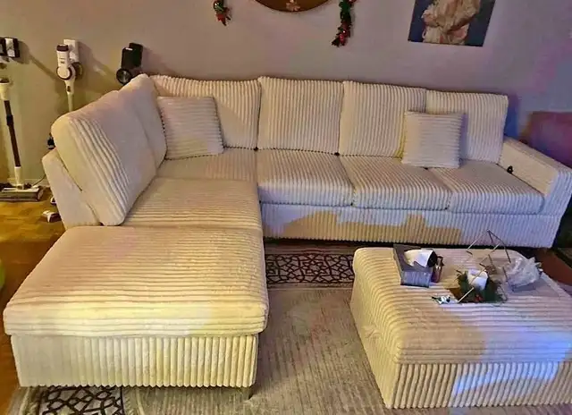 Sale on Brand New Fabric Sectional sofa in Couches & Futons in Kingston - Image 2