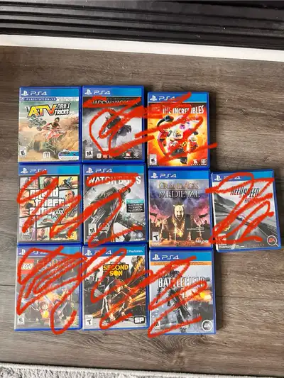 PS4 Video Game Lot, View more