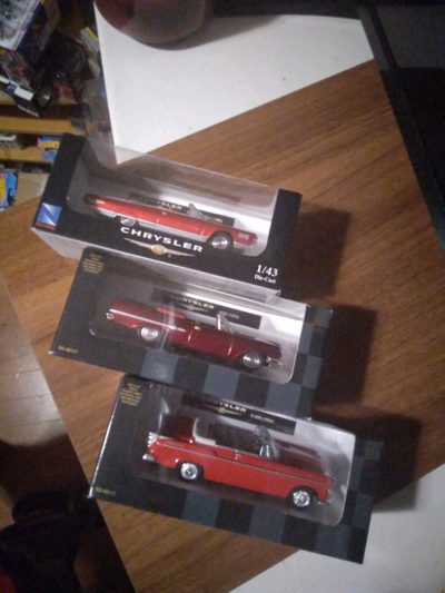 Chrysler 1/43 Scale City Cruisers by New Ray lot of 3 NIP $25, View more