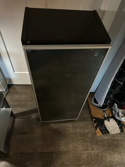 small shelving unit with door, View more