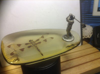 Trophy Golf Dragonfly in Lucite, Resin, Taxidermy