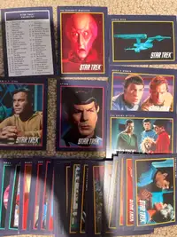 1991 Star Trek Impel collector cards (36)