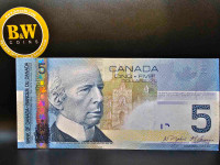 Canadian $5 BC-67b-i GEM UNC Banknote