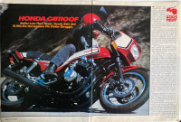 1983 Honda CB1100F Cycle W.Test Multipage Original Article 