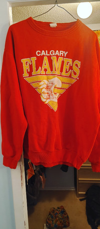 2000s CCM Calgary Flames Blasty Jersey - Autographed Lanny