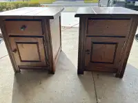 Rustic Coffee table and 2 matching end tables