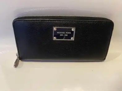 Michael Kors Large Black Zipper Wallet, View more