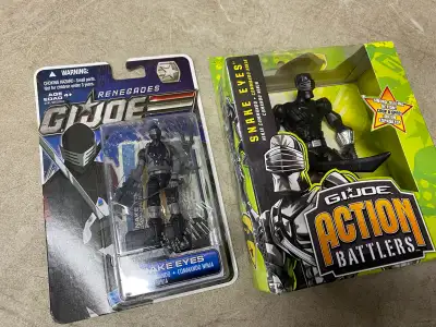 GI Joe Snake Eyes figures New, View more