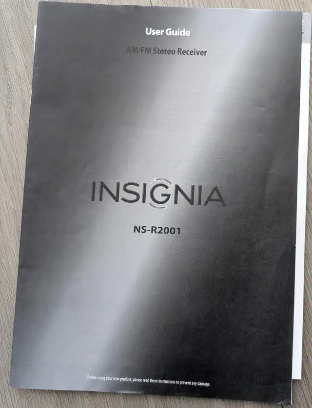 INSIGNIA NS- R2001 STEREO RECEIVER in Stereo Systems & Home Theatre in Mississauga / Peel Region - Image 2