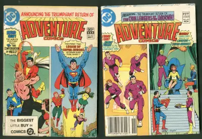 3 Adventure Digests 1980s Superboy Shazam Aquaman, View more