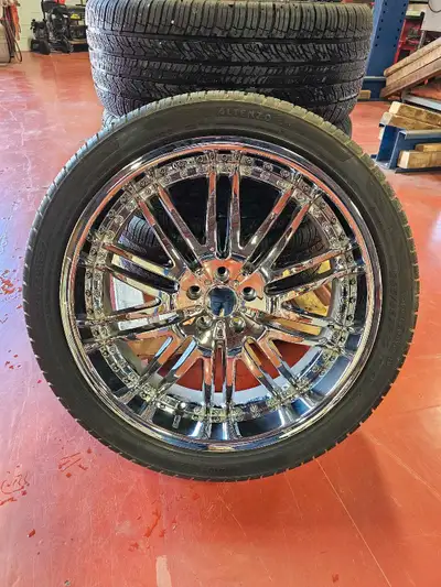 Tires are still in New shape. Rims are in excellent condition . Asking $2000 or best offer