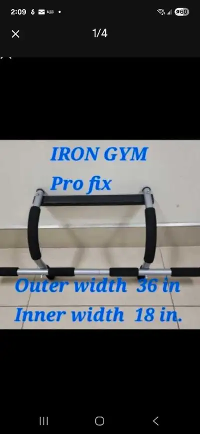 Total Upper Body Workout Steel Bar,Iron Gym Pro Fix, View more