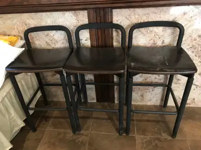 bar chairs for sale, each $49, View more