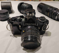 Pentax ME Camera and accessories 