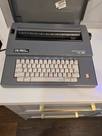 this Electronic typewriter is In decent condition but does not work properly. There seems to be some...