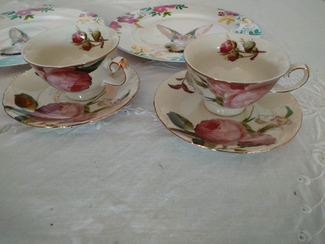 Coffee Cup, Saucer, and Plate – 2 sets in Arts & Collectibles in Ottawa - Image 2