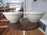 ***SOLD***Antique Stone Ware Pottery Mixing Bowl (One Left)