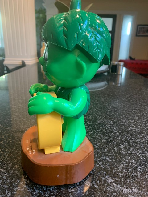 1985 Green Giant Little Sprout Talking Alarm Clock- New & Works in Arts & Collectibles in City of Halifax - Image 2