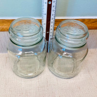 Clear Glass Jars w/ Glass Stopper Lids
