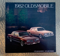 1982 Oldsmobile Cutlass Supreme Sales Brochure