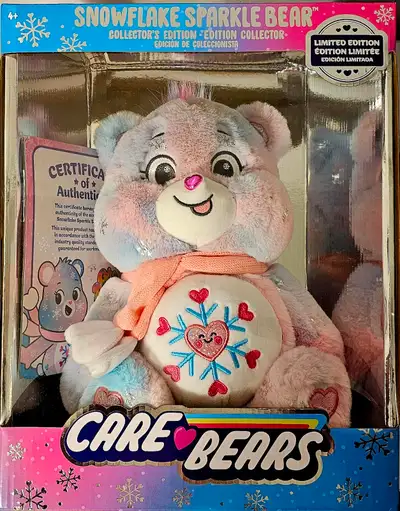 Snowflake Sparkle Care Bear Limited Collector's Edition, View more