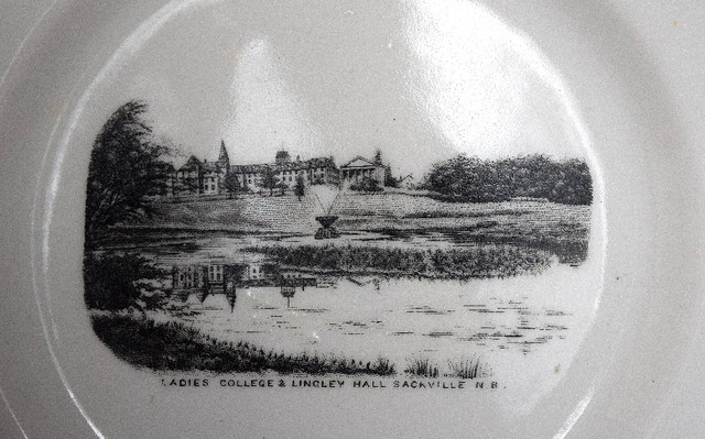 Ladies College and Lingley Hall  Sackville antique dishes in Arts & Collectibles in Saint John - Image 2