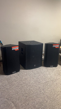 Speaker + subwoofer rentals