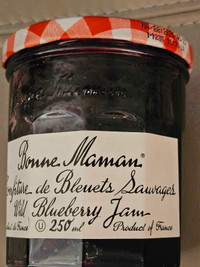 Brand new Bonne Maman Wild blueberry jam