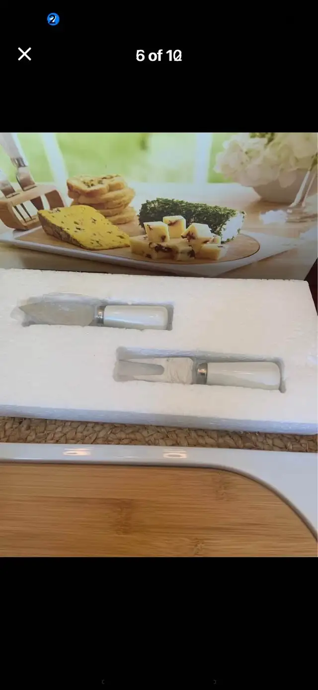NEW MODERN 'PIER1 IMPORTS BUFFET STYLE• 4 PIECE CHEESE TRAY  ! in Kitchen & Dining Wares in Mississauga / Peel Region - Image 6