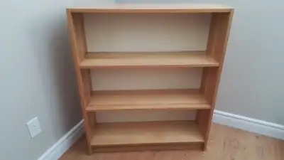 Bibliothèque/Étagère à 3 niveaux - Finition contreplaqué pin, View more
