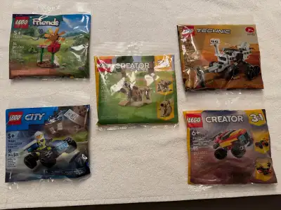 Lego POLYBAGS 30659, 30664, 30666, 30682, 30691: RETIRED, NEW !, View more
