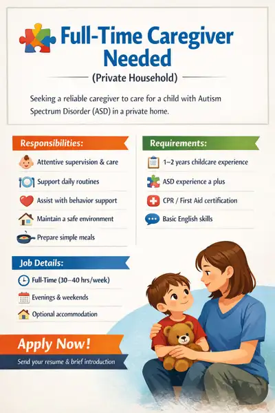 Home Child Care (Special Needs – ASD), View more