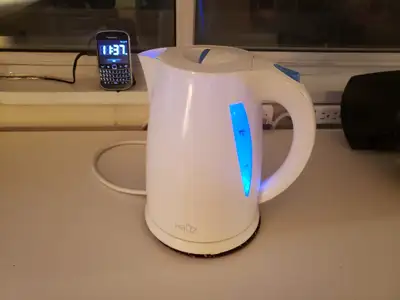 Electric Water Boiler / Kettle With Blue LED light, View more