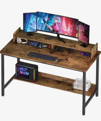 NEW Desk With Shelf