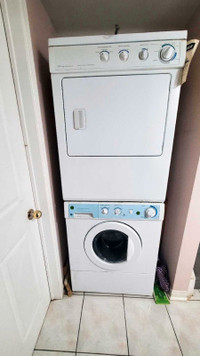 27" Frigidaire Stacked washer dryer , used for sale