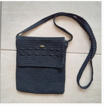 The Scala Collection Crochet Knit Cross Body Bag, View more