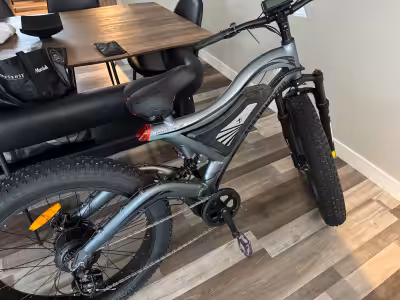 Selling my almost brand new (went on one ride) Aostirmotor S18 750 Watt fat tire E-bike with full su...