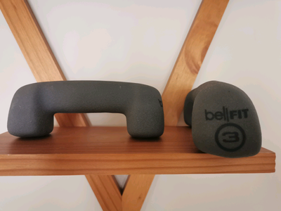 Set of 2 dumbbell 3LB anti-slippery hand weights , View more