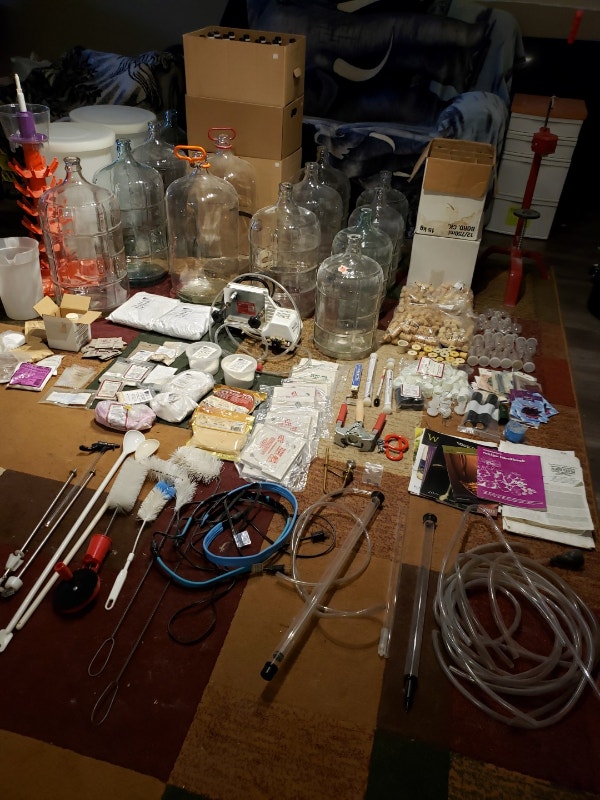 Complete Wine making setup Hobbies & Crafts Edmonton Kijiji