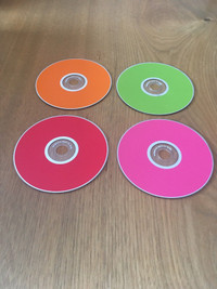  8 Coasters  for drinks in the form of CD’s