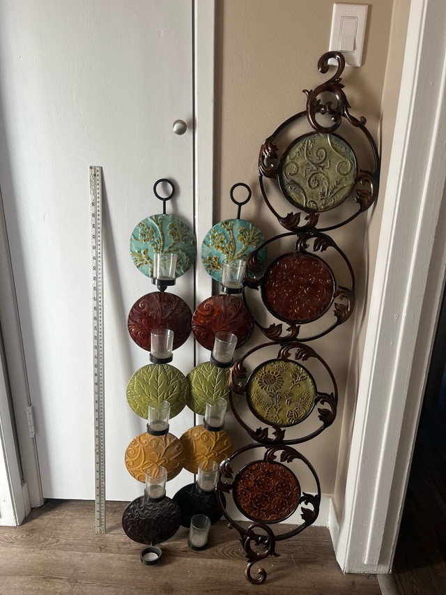 metal wall decor x3 in Arts & Collectibles in Edmonton - Image 2