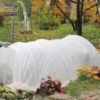 Blankets to protect plants from cold temperatures