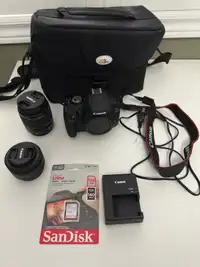 Canon EOS 2000D Camera + accessories 