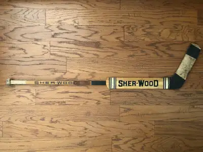 1977-78 Mario Lessard Springfield Indians Game Used Stick, View more