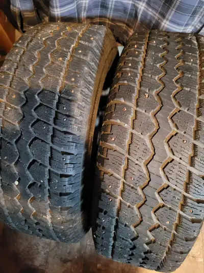 Good deal for next season or could be used for woods beater/farm truck tires are like new. 902 294 0...