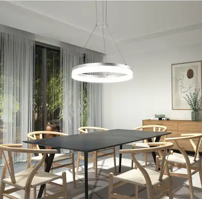 SEALED LED Pendant Light, Silver, View more